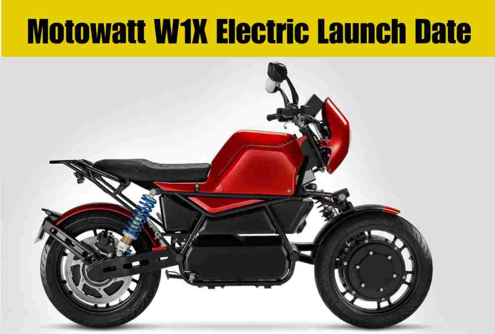 Motowatt W1X Electric Launch Date In India